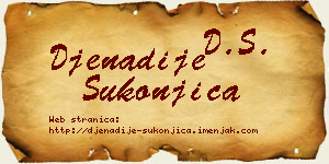 Đenadije Sukonjica vizit kartica
